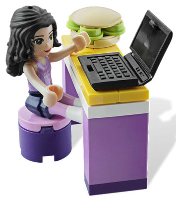 LEGO® FRIENDS Ema - Dizajn studio LE3936 - detalj