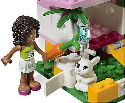 LEGO® FRIENDS Andrea - Kućica za zeca LE3938 - detalj