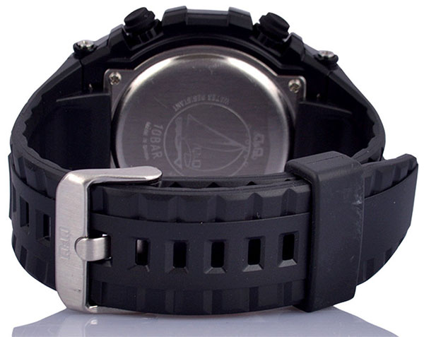 Q&Q vodootporni sportski ručni sat M127J001Y - detalj