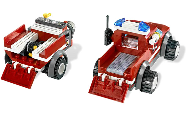 LEGO® City Vatrogasno Vozilo Sa Prikolicom LE7942 - detalj