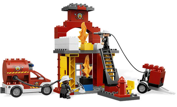 LEGO® DUPLO® Vatrogasna Stanica LE6168 - detalj