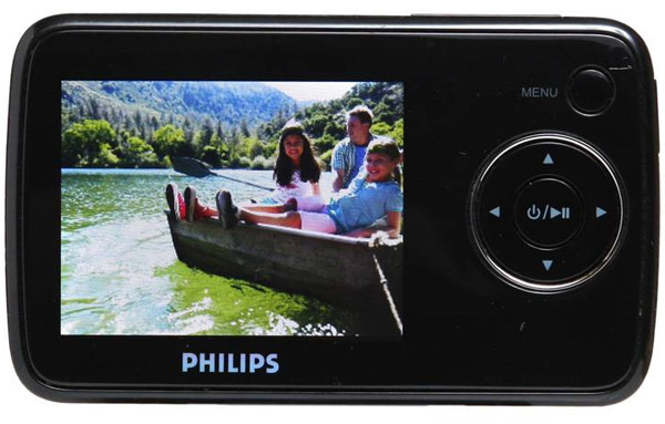 Philips audio - video MP4 player 4GB - detalj
