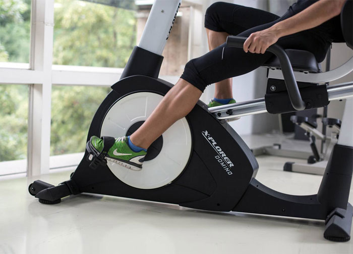 Ultimativni Ležeći Sobni bicikl Domino X-Plorer do150 KG - detalj