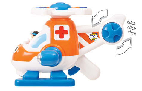 Wow Igračka Helikopter Coastguard Carl 6210157 - detalj