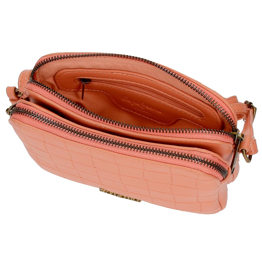 Pepe Jeans Torbica sa dve pregrade Naiara apricot 70950 - detalj