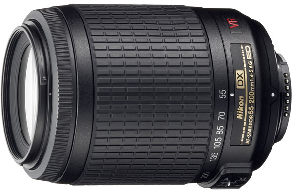 Nikon SLR fotoaparat D3200 Crni + objektivi 18-55VR i 55-200VR - detalj