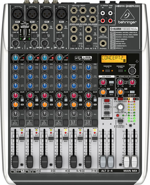 Behringer Xenyx QX1204USB - Mikseta - detalj