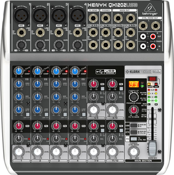Behringer Xenyx QX1202USB - Mikseta - detalj