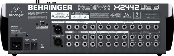 Behringer Xenyx X2442USB - Mikseta - detalj