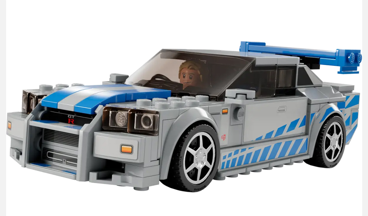 LEGO® Speed Champions Kocke Automobil 2 Fast 2 Furious Nissan Skyline GT-R (R34) 76917 - detalj