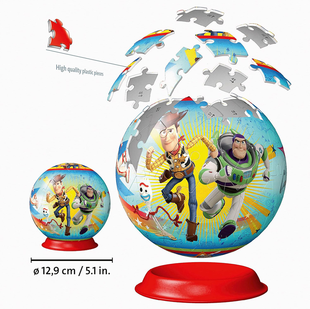 Ravensburger 3D Puzzle slagalica 72 dela Lopta Toy Story 11847 - detalj