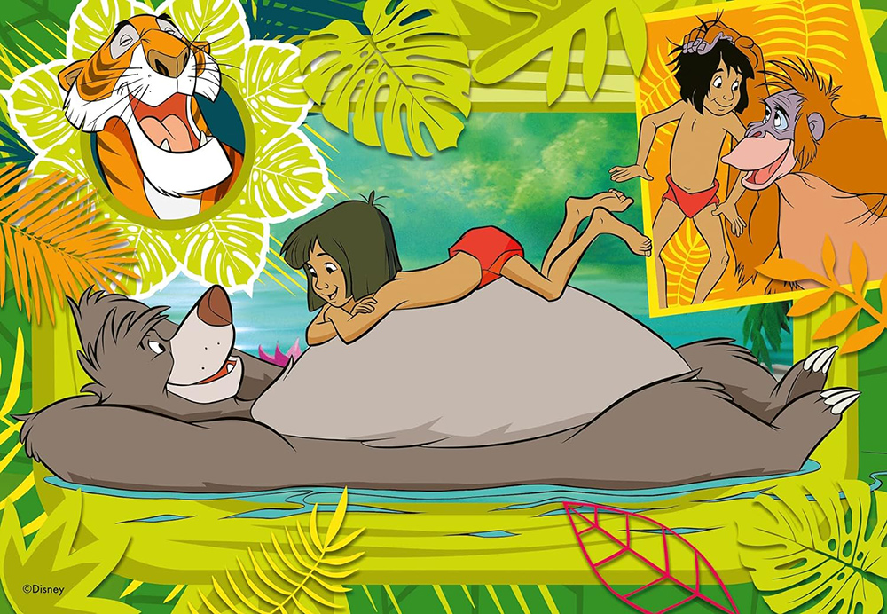 Ravensburger Puzzle slagalice 2x12 delova Zov Disney avanture 05575 - detalj