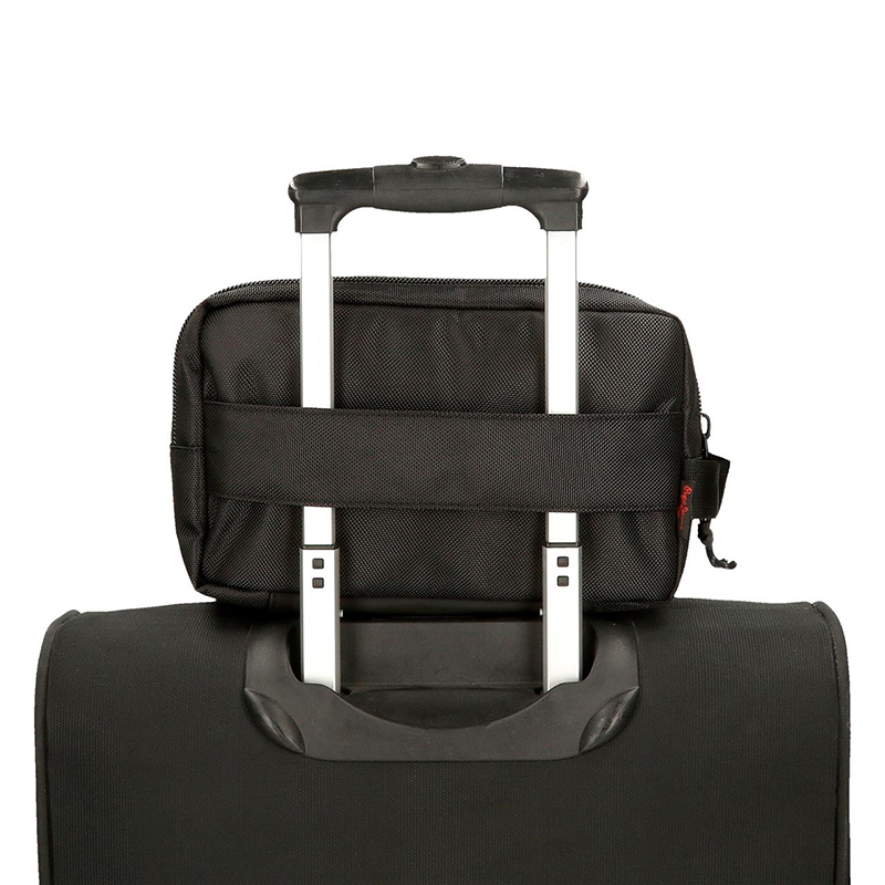 Pepe Jeans Muški neseser sa dve pregrade Bromley black 71744 - detalj