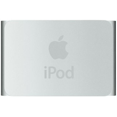 Apple iPod shuffle 1GB clamshell 3rd generation - Silver - detalj