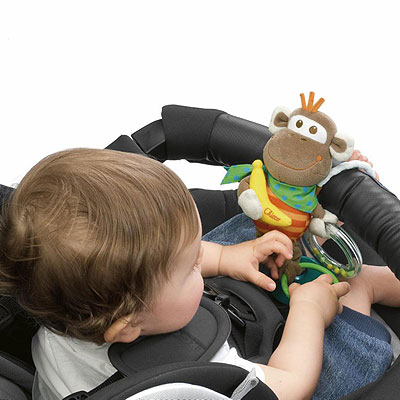 Chicco Plišani majmun za kolica 00000907000000 - detalj