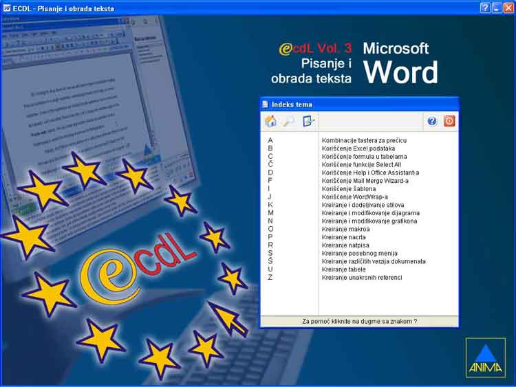 Multimedijalni kurs ecdL - komplet - European Computer Driving Licence - detalj
