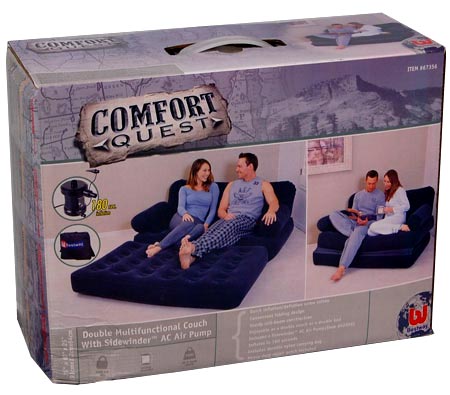 Rasklopivi dvosed na naduvavanje sa pumpom - Bestway 75038 - detalj