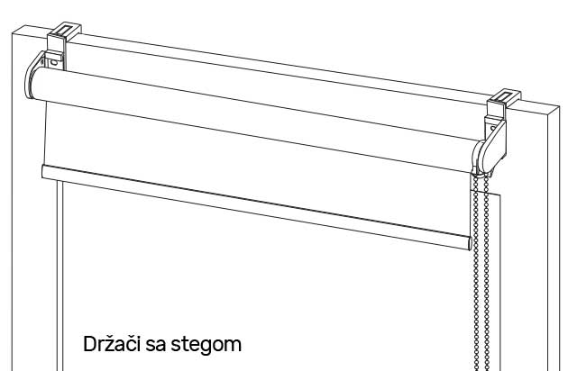 Roletna Morgan 60x170cm prljavo bela - detalj
