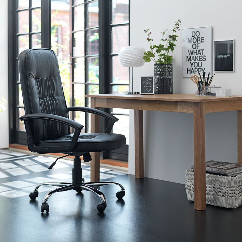 Kancelarijska radna stolica Thunder crna - detalj