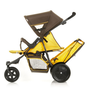 Hauck Kolica za blizance Freerider brown 5030096 - detalj