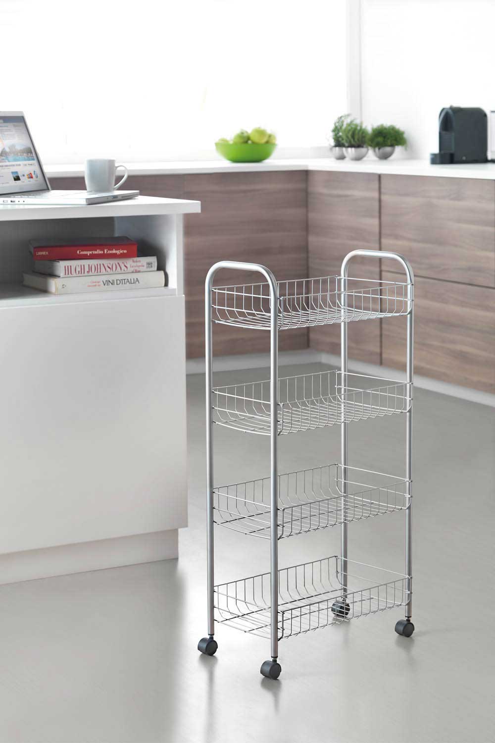 Polica Sa Točkovima Ascona - Metaltex - 34.01.04 - detalj