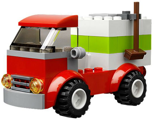 LEGO® Bricks and More Kocke - Plavo koferče sa kockama LE10659 - detalj