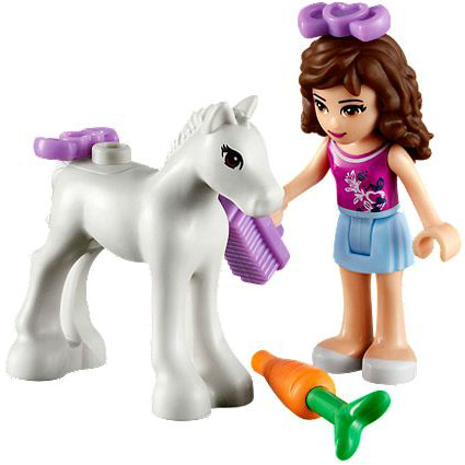 LEGO® FRIENDS Olivija - Novorođeno ždrebe LE41003 - detalj