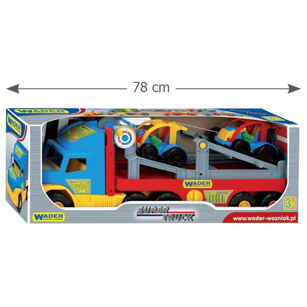 Wader Super Truck with Buggy - Kamion sa dva Bagija 36630 - detalj