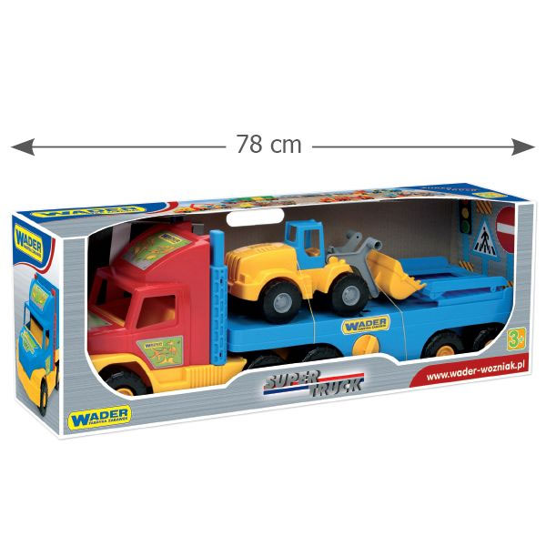 Wader Super Truck - Platform - Kamion sa bagerom 23722 - detalj