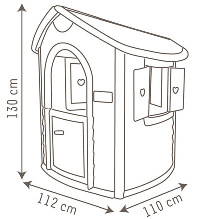 Smoby Kućica Natur Home SM310047 - detalj