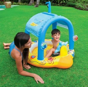 Bazen Za Bebe Sa Zaštitom od Sunčevih Zraka Pirat Intex 57426 - detalj