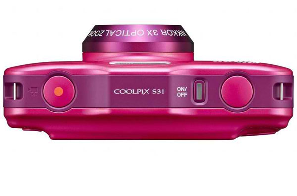 Nikon Digitalni Fotoaparat CoolPix S31 ružičasta - detalj