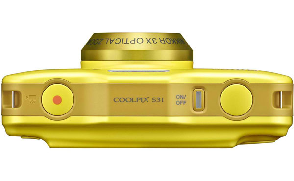 Nikon Digitalni Fotoaparat CoolPix S31 žuta - detalj
