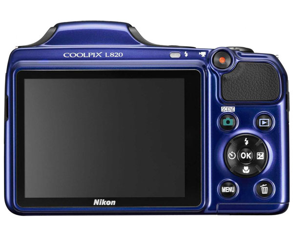 Nikon Digitalni Fotoaparat CoolPix L820 plava - detalj