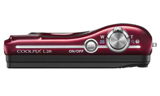 Nikon Digitalni Fotoaparat CoolPix L28 crvena - detalj