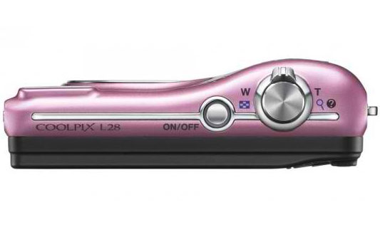 Nikon Digitalni Fotoaparat CoolPix L28 pink - detalj