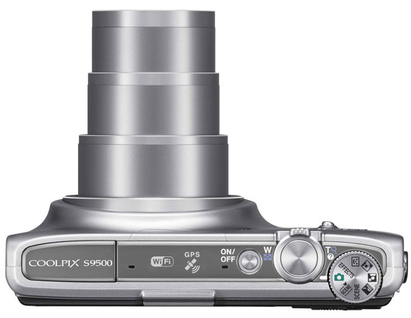 Nikon Digitalni Fotoaparat CoolPix S9500 silver - detalj