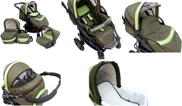 Anmar Trio Kolica Hilux Brown - detalj