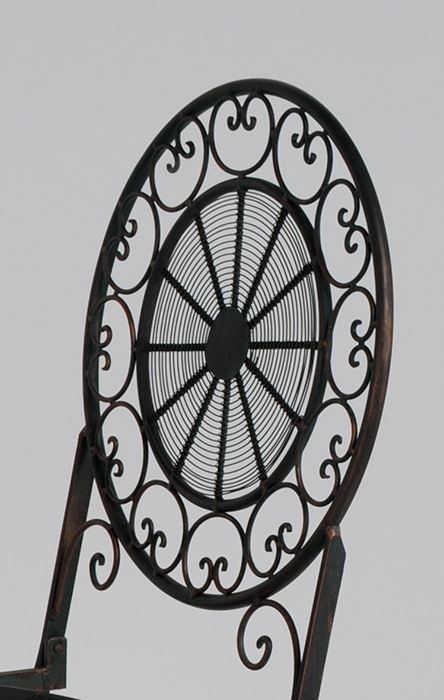 Garnitura Od Kovanog Gvožđa sa Mozaik Stolom Orient 2 - 2 Stolice + Sto - detalj