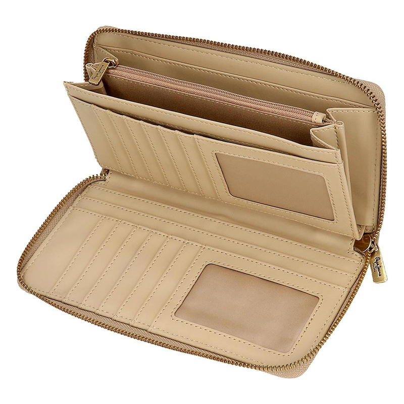 Pepe Jeans Novčanik 19cm Diane beige 75785 - detalj