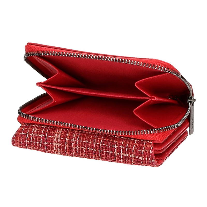 Pepe Jeans Novčanik 10cm Oana red 76282 - detalj