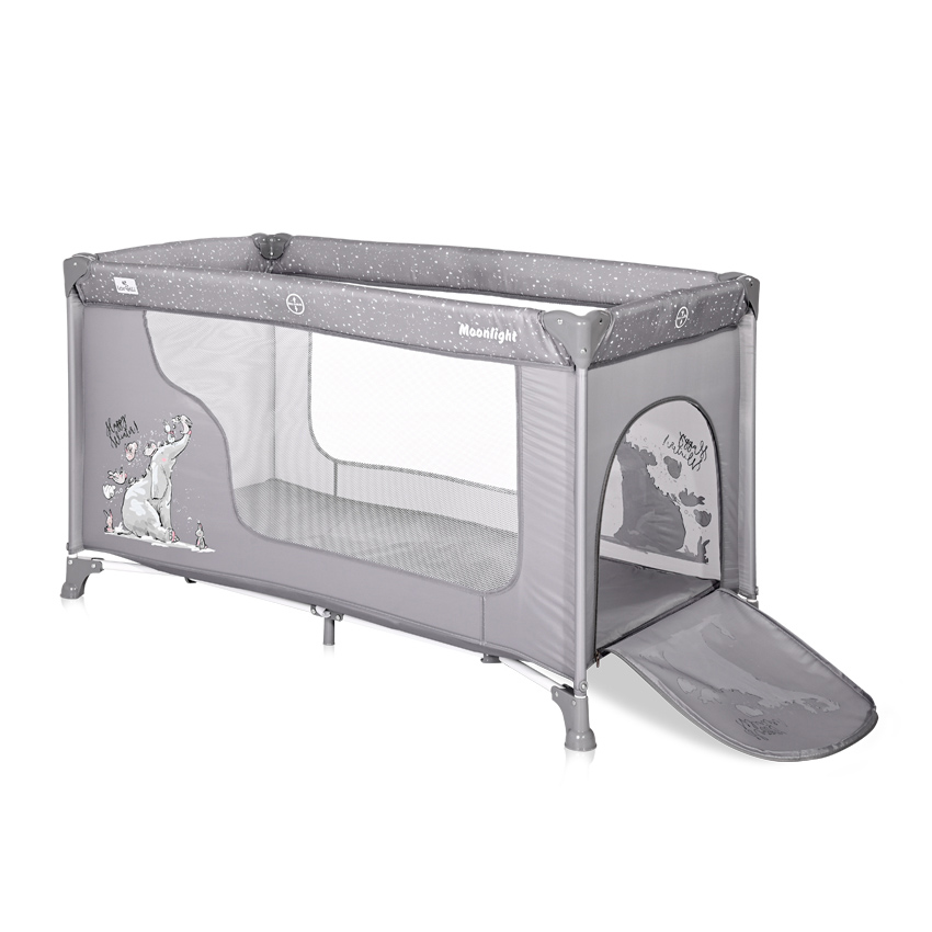 Lorelli Prenosivi krevetac za bebe Moonlight 1 nivo Grey fun 10080392140 - detalj