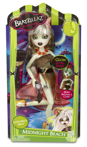 Bratzillaz Lutka Midnight Beach Sashabella Paws 519171 - detalj