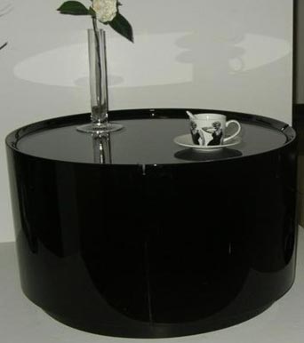 Miotto Soriano Noćni Ormarić ili Klub Sto Crni - detalj