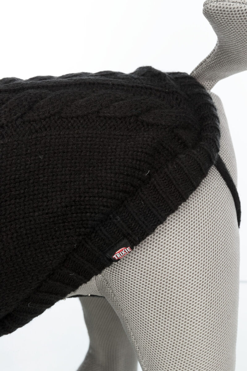 Džemper za pse Kenton Black veličina 40cm Trixie 680005 - detalj
