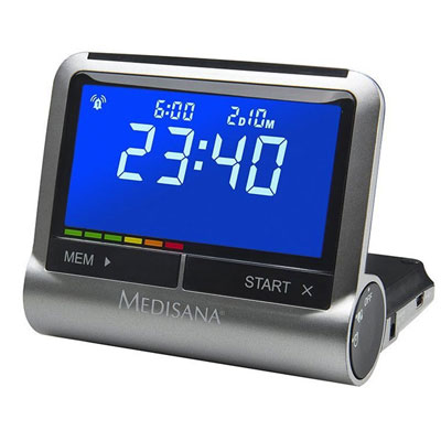Medisana 2u1 - Merač krvnog pritiska za nadlakticu i budilnik Cardio Compact - detalj
