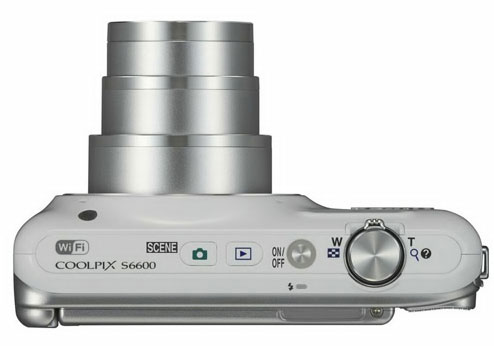 Nikon CoolPix S6600 Wi-Fi Digitalni Fotoaparat beli 17610 - detalj