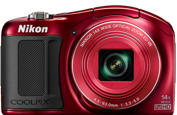 Nikon CoolPix L620 Digitalni Fotoaparat crveni - detalj