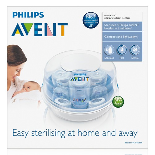 Avent Parni sterilizator za flašice za mikrotalasnu rernu - detalj