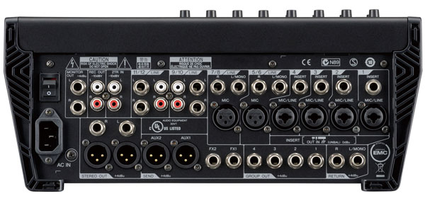 Mikseta Yamaha MGP12X - detalj